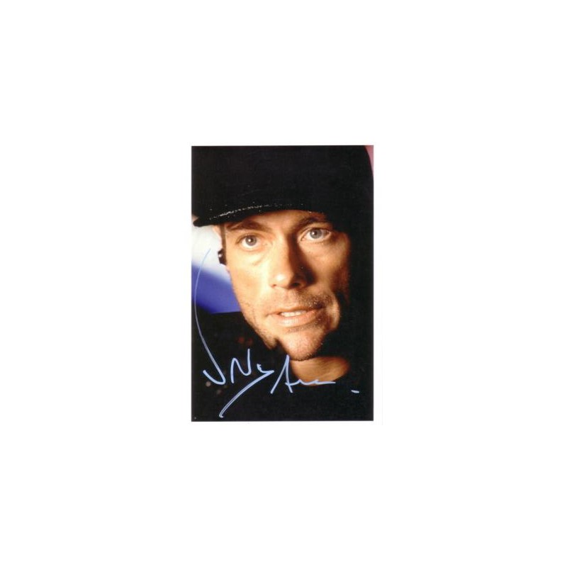 Autographe Jean Claude VAN DAMME