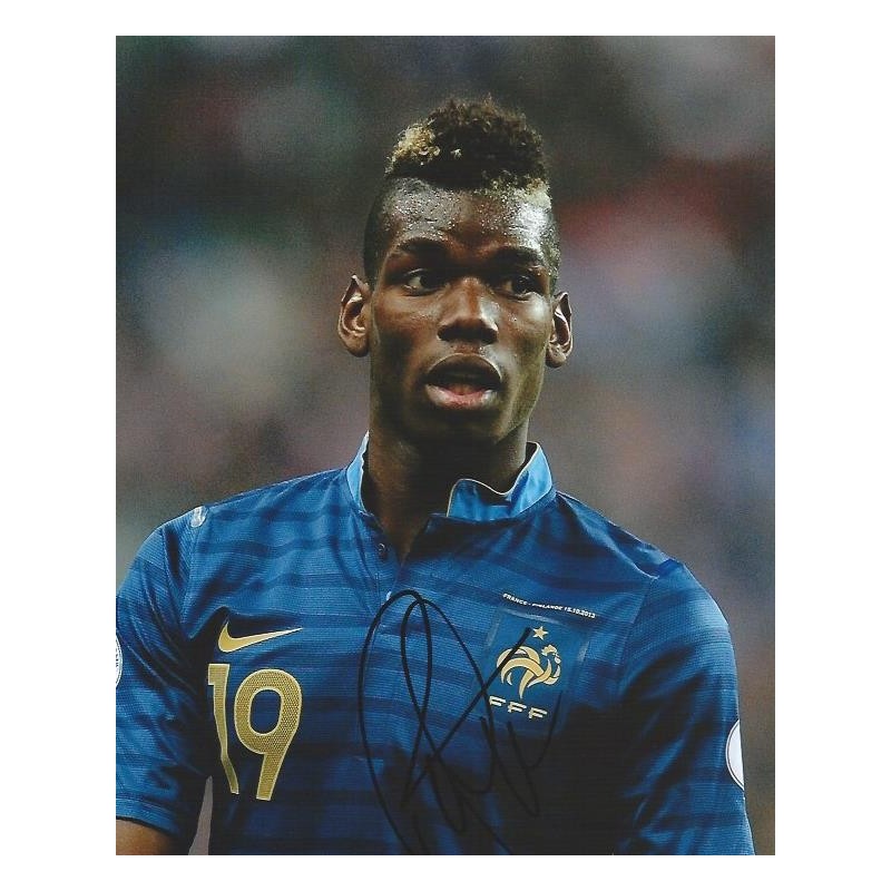 Autographe Paul POGBA (Photo dédicacée)