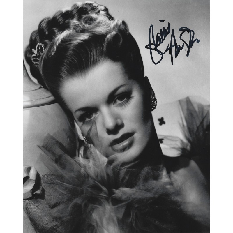 Janis Paige Autograph