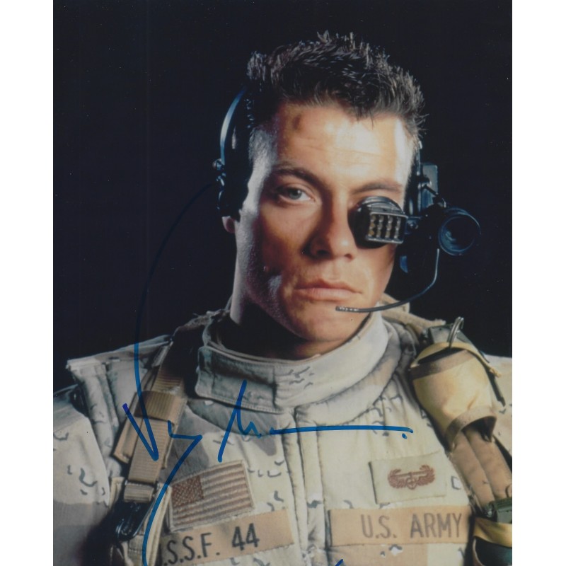 Autographe Jean Claude Van Damme