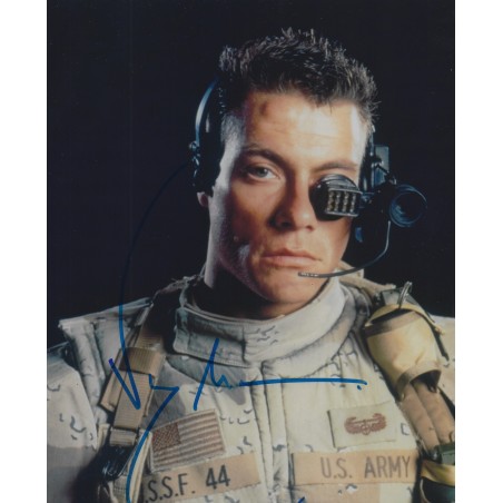 Autographe Jean Claude VAN DAMME