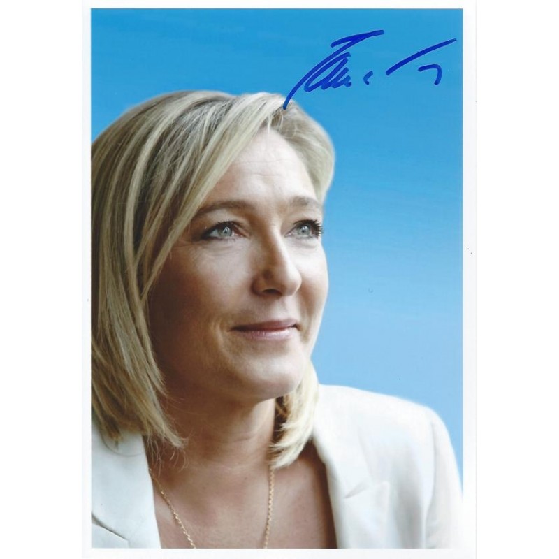 Marine LE PEN Autograph