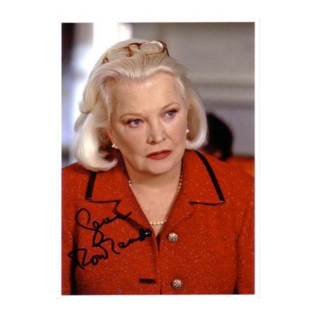 Gena ROWLANDS Autograph