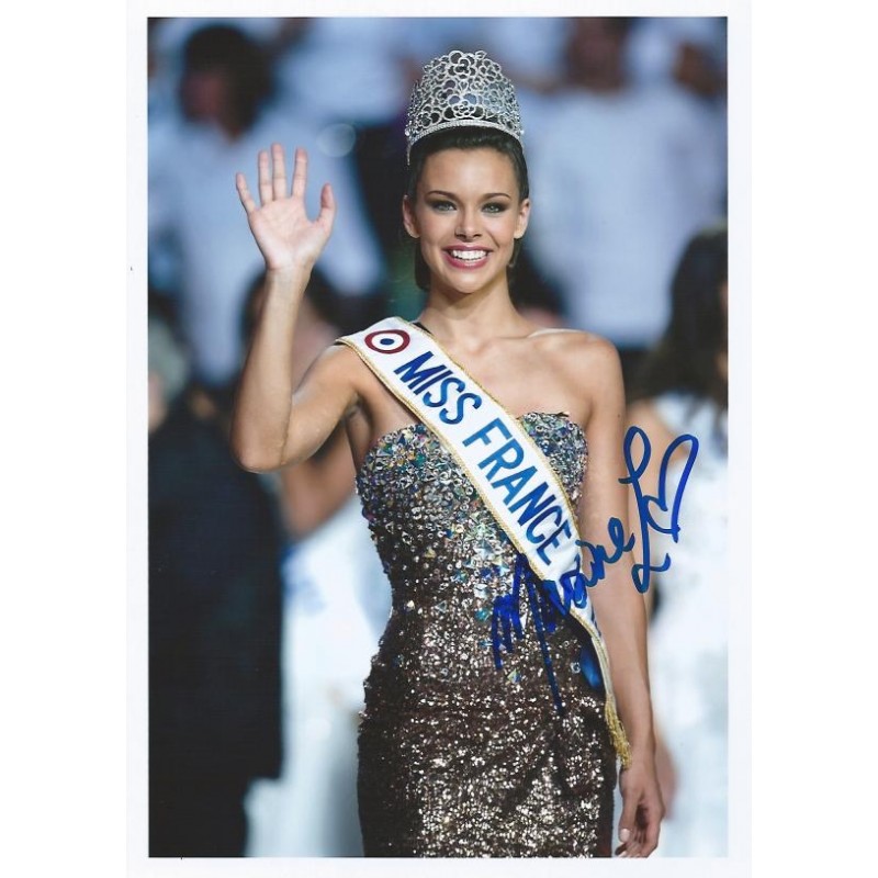 Marine Lorphelin Miss France Autograph