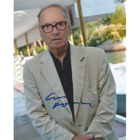 Autographe Ennio MORRICONE (Photo dédicacée)