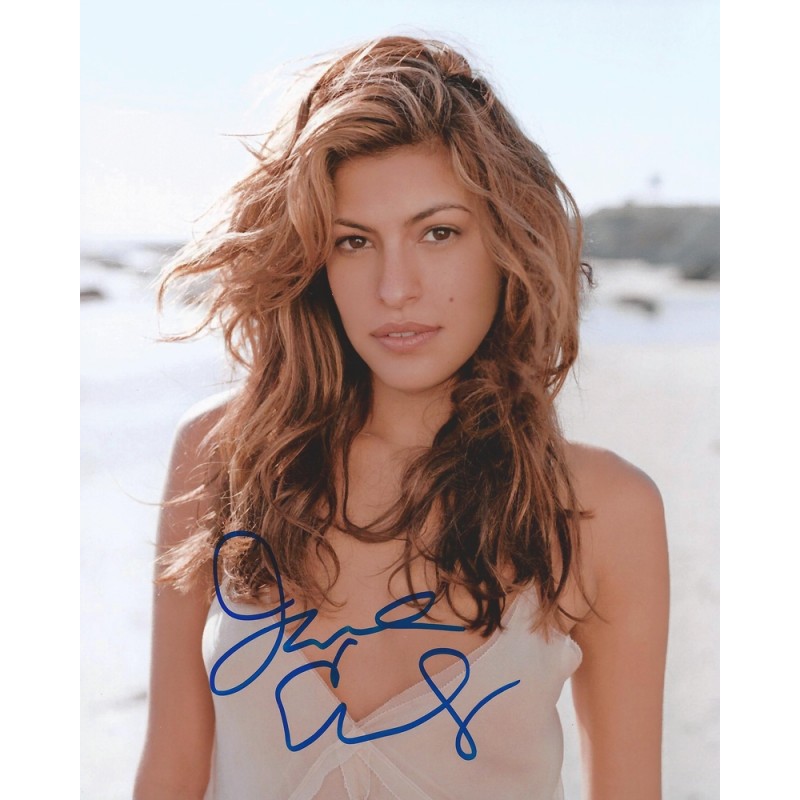 Eva mendes shops signed autographed photo