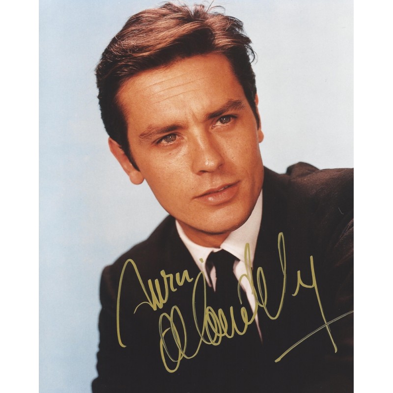 Alain DELON Autograph