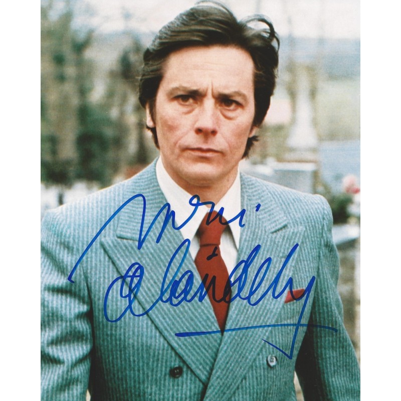 Alain DELON Autograph