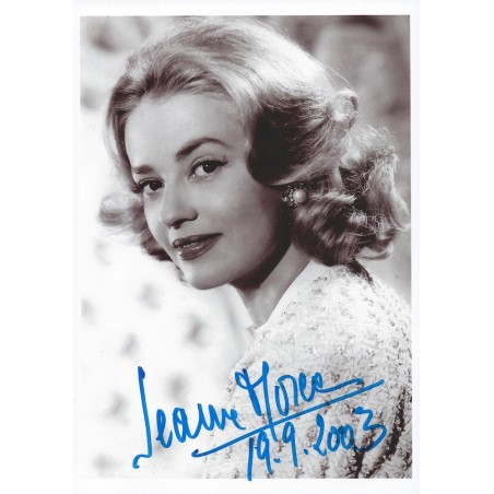 Jeanne MOREAU Autograph