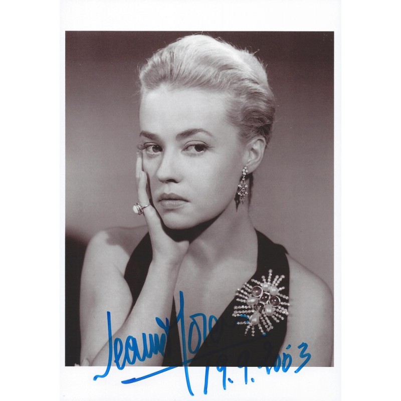 Autographe Jeanne MOREAU