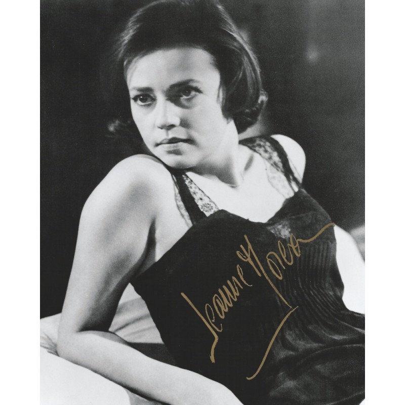 Autographe Jeanne MOREAU