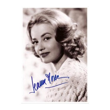 Jeanne MOREAU Autograph