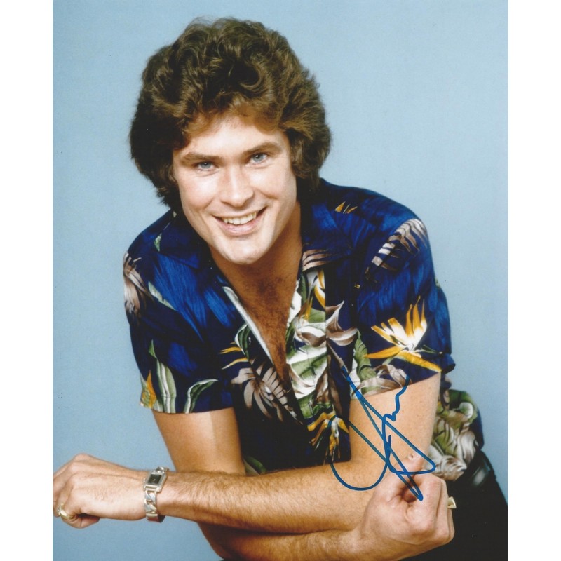 Actor and Singer DAVID HASSELHOFF Great Looking Autographed Photo 8x10 ...