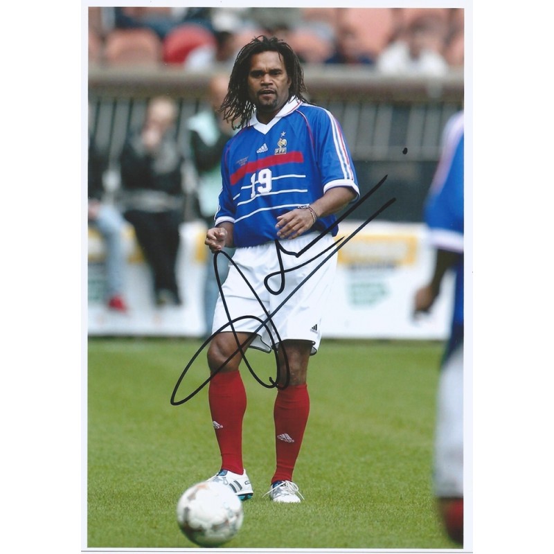 Christian Karembeu Autograph