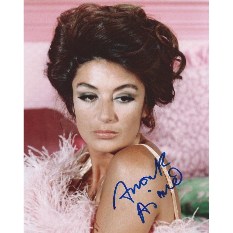 Autographe Anouk AIMEE (Photo dédicacée)