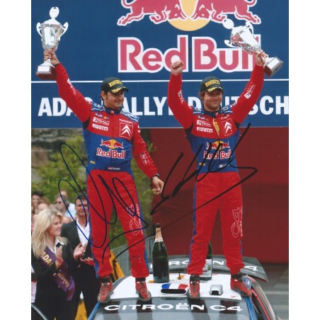 Daniel Elena Sebastien Loeb Autograph