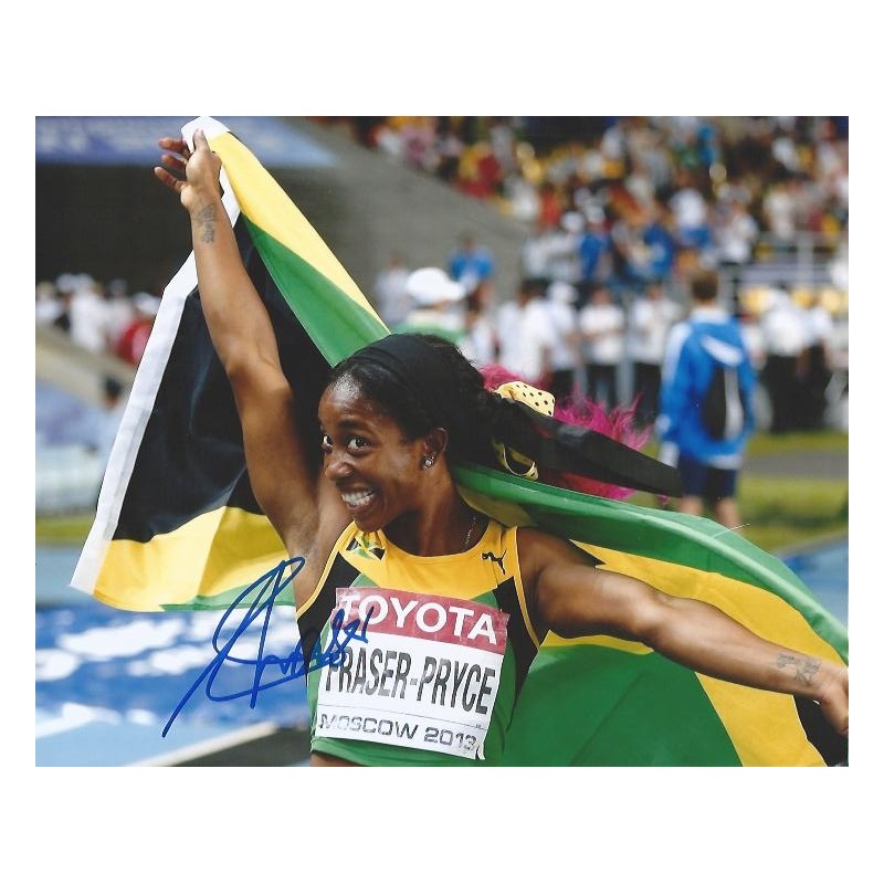 Autographe Shelly Ann FRASER PRYCE (Photo dédicacée)