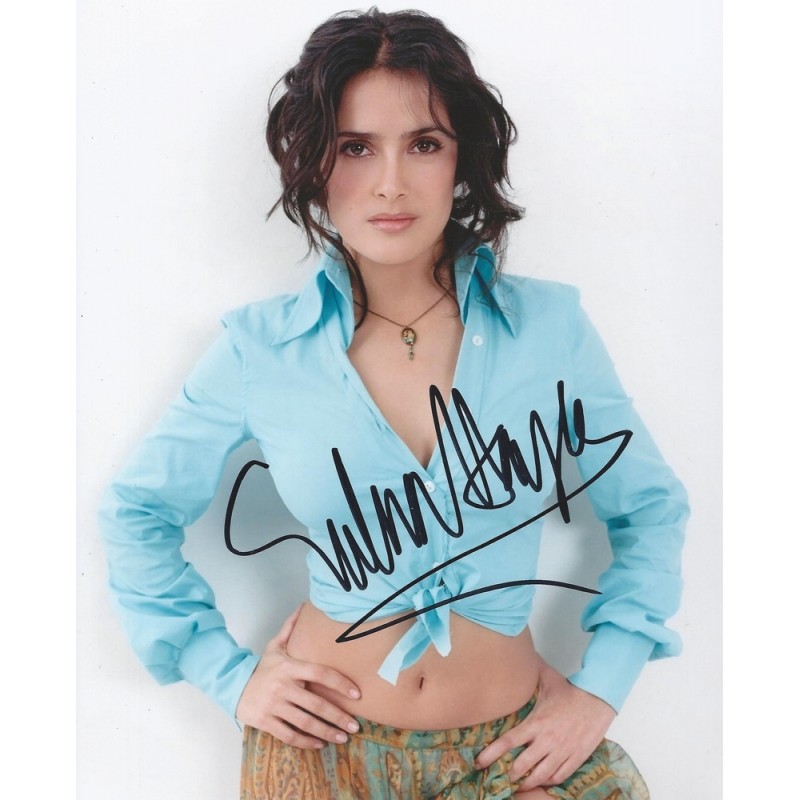 Salma Hayek Autograph factory