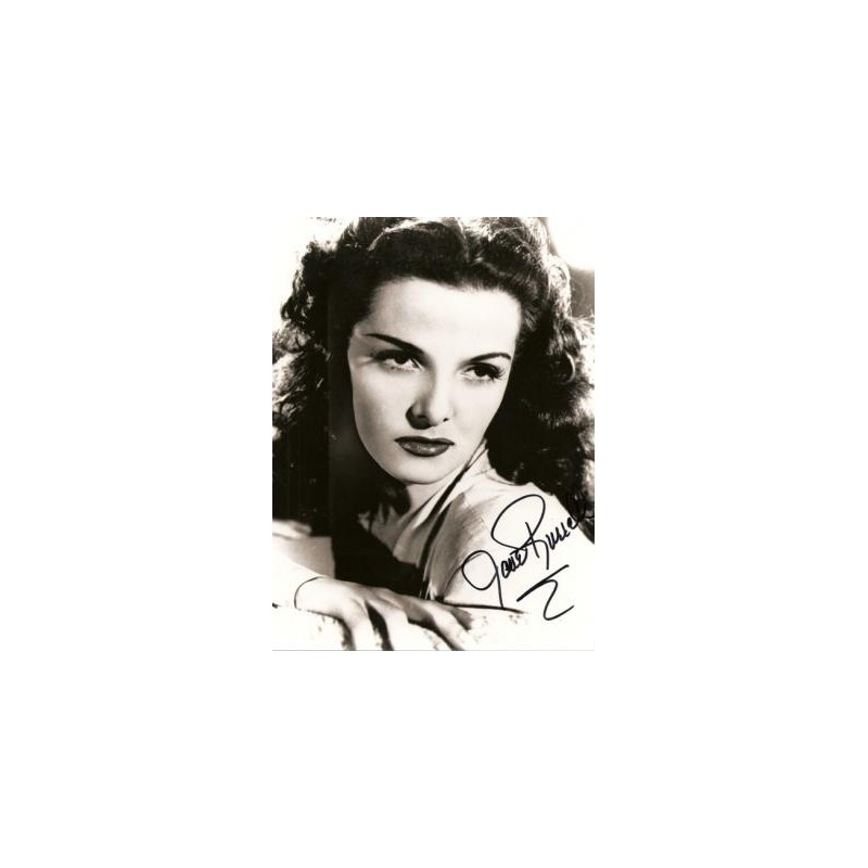 Jane RUSSELL Autograph