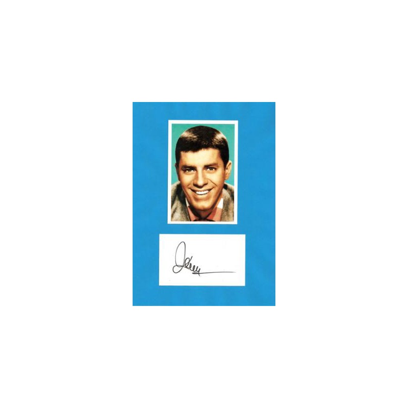 Jerry LEWIS Autograph