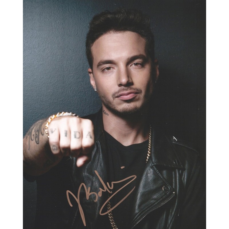 J BALVIN Autograph