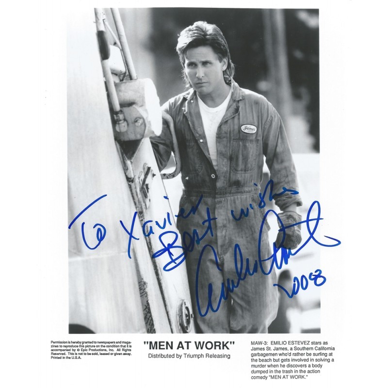 Emilio ESTEVEZ Autograph