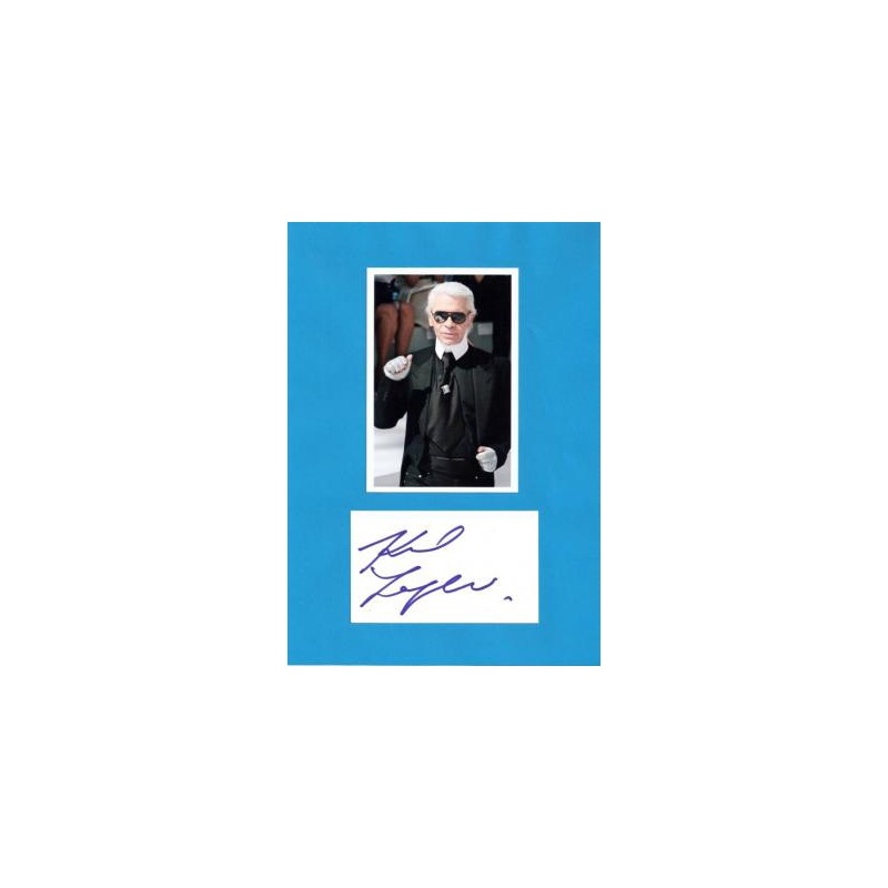 Karl LAGERFELD Autograph