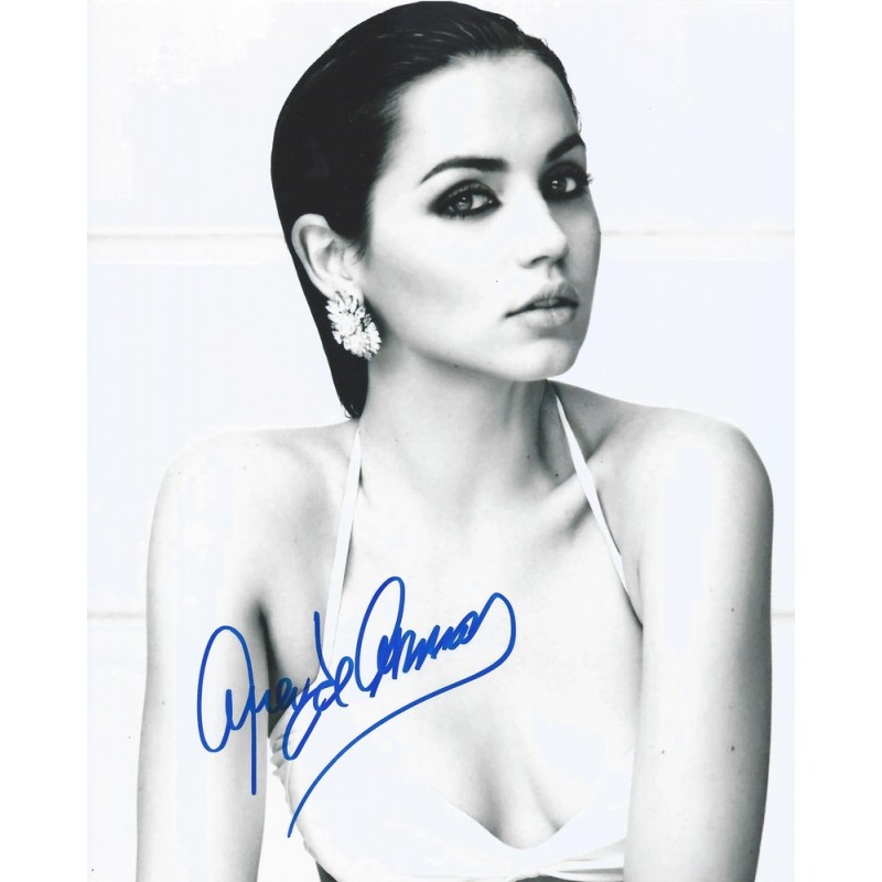Ana de Armas Authentic Autographed 12x18 Photo Poster – Prime Time  Signatures