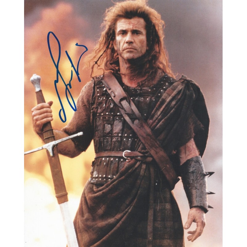 Mel GIBSON Autograph