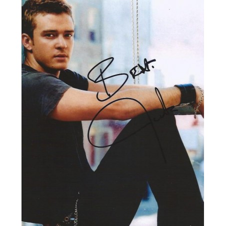 Justin TIMBERLAKE Autograph