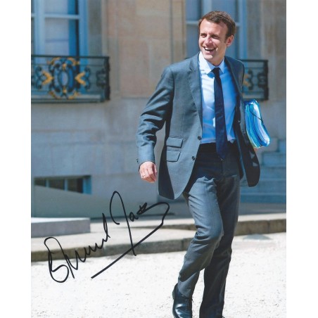 Emmanuel MACRON Autograph