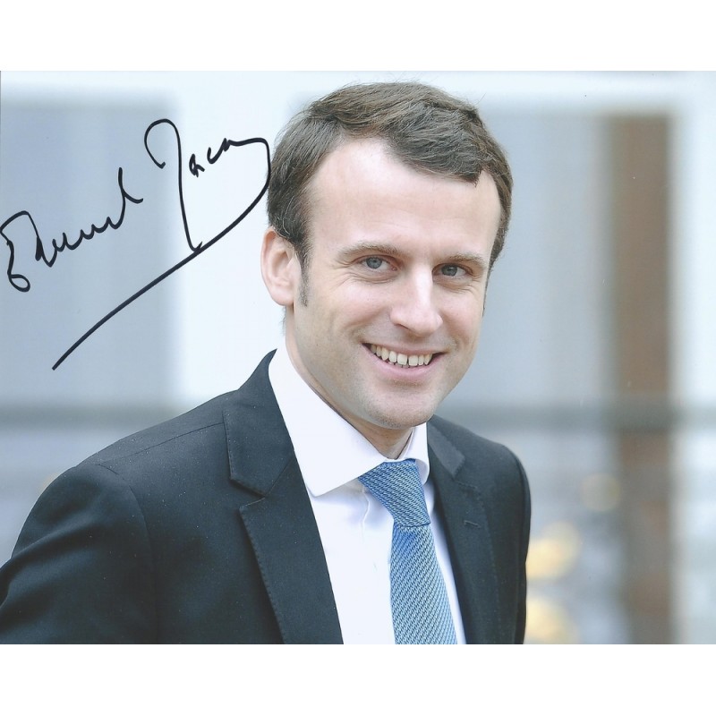 Emmanuel MACRON Autograph