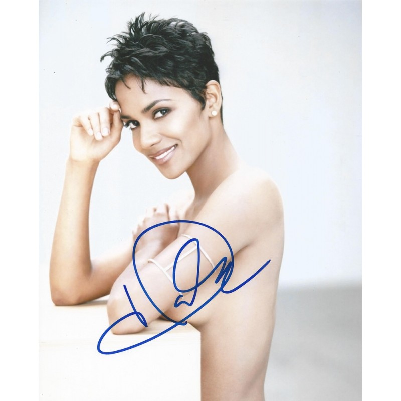 Halle Berry Signed hot