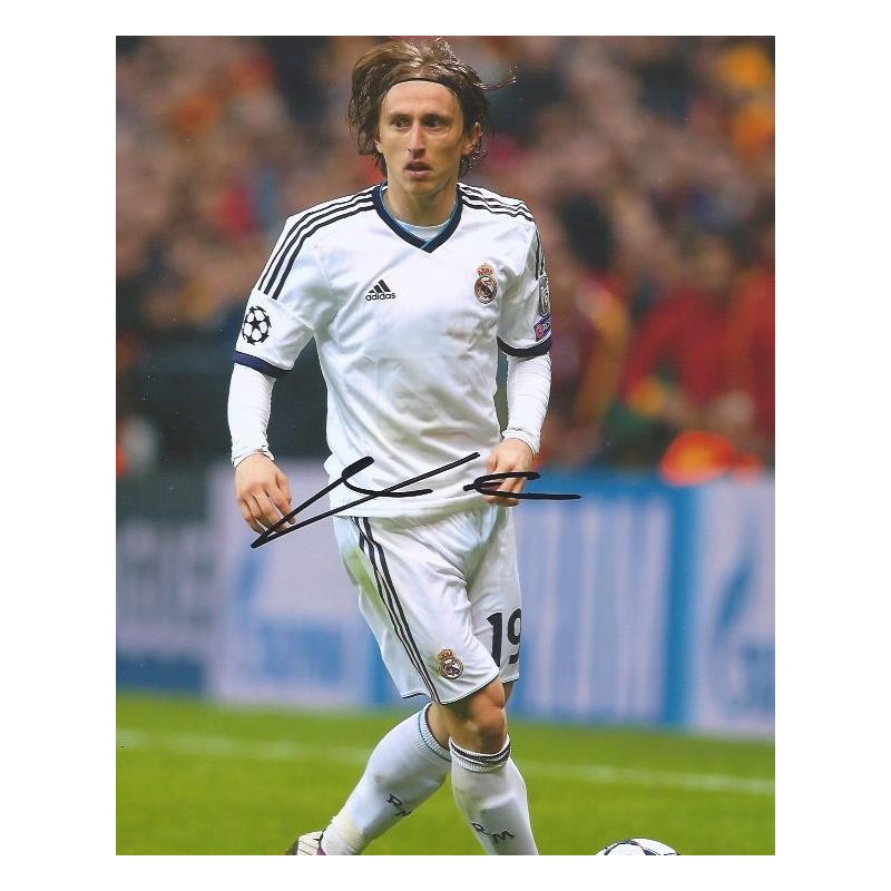 Modric Signature - LUKA MODRIC AUTOGRAPH/SIGNED PHOTO / REAL MADRID