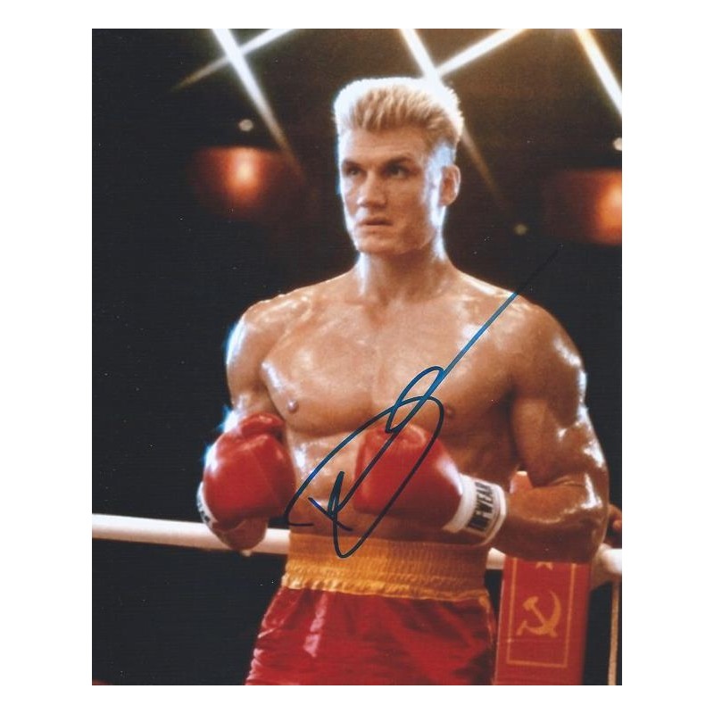 Dolph LUNDGREN Autograph