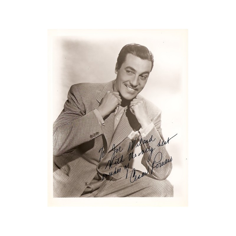 Cesar Romero Autograph