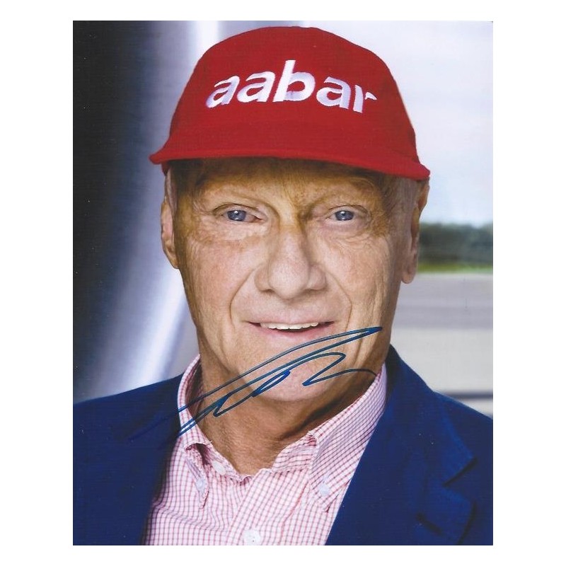 Niki Lauda Signature | tyello.com