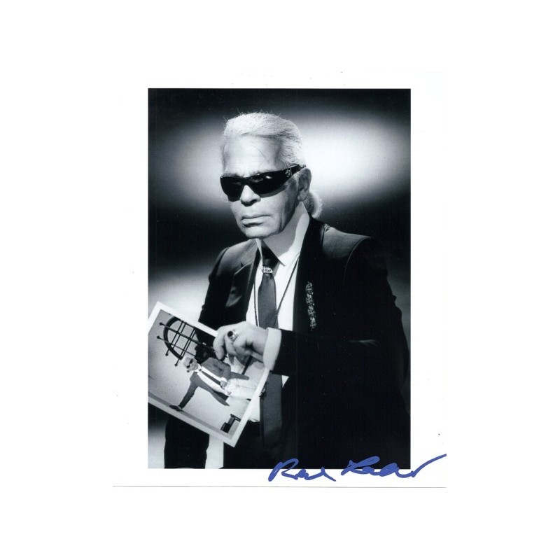 Autographe Karl LAGERFELD