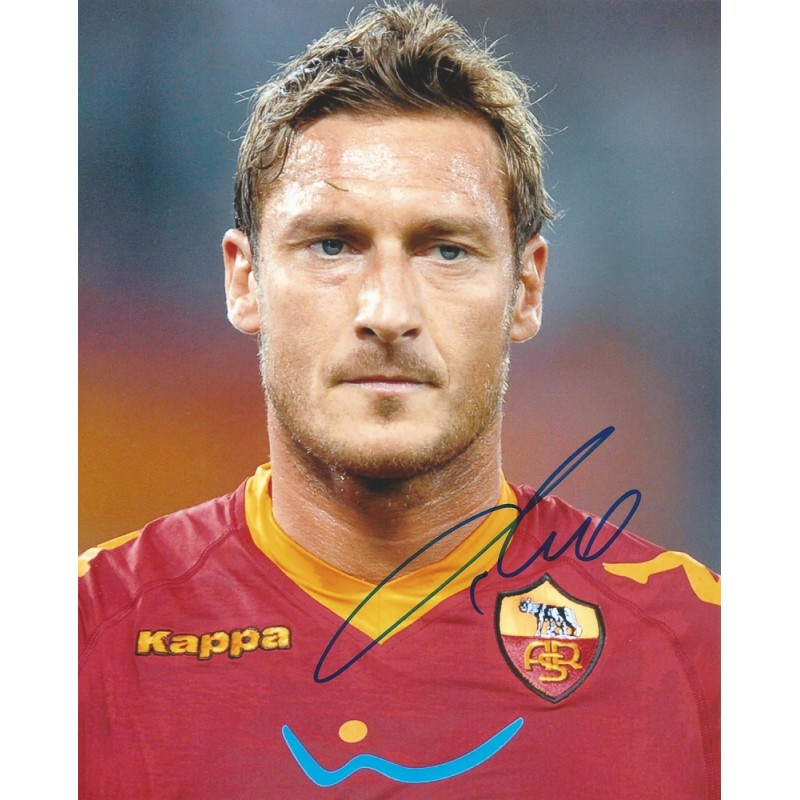 Autographe Francesco TOTTI (Photo Dédicacée)