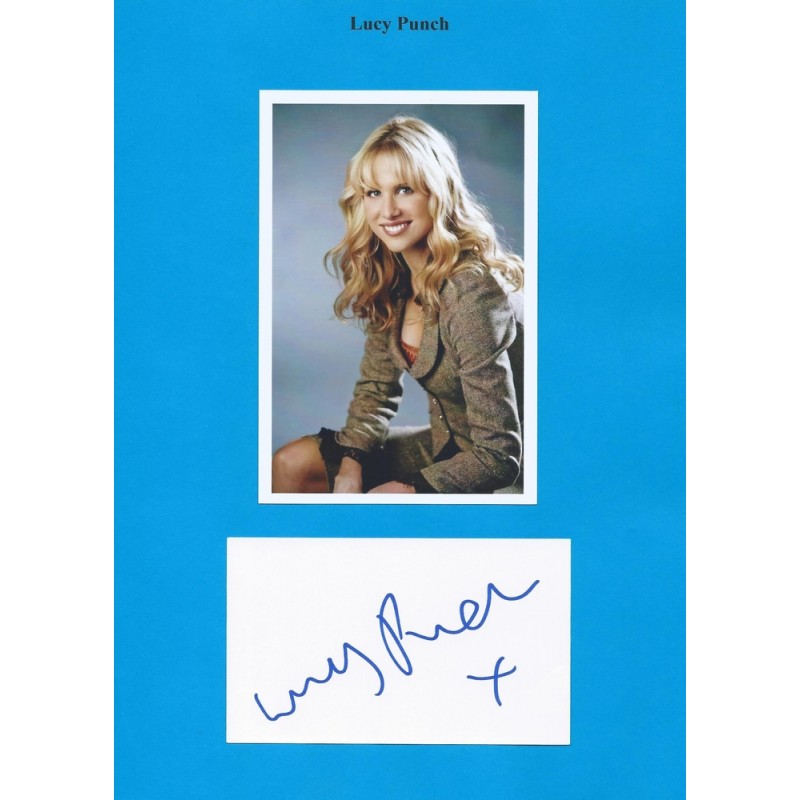 Lucy PUNCH Autograph