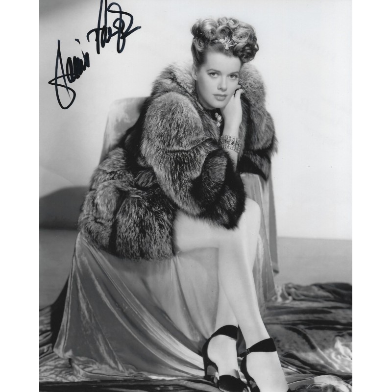 Janis Paige Autograph