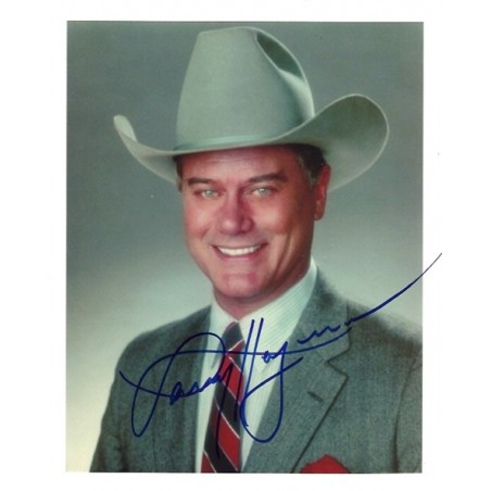 Larry HAGMAN Autograph