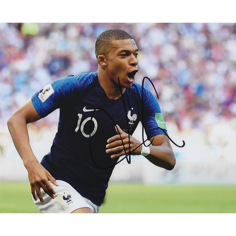 Kylian Mbappe Autograph