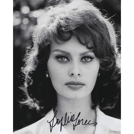 Sophia LOREN autograph