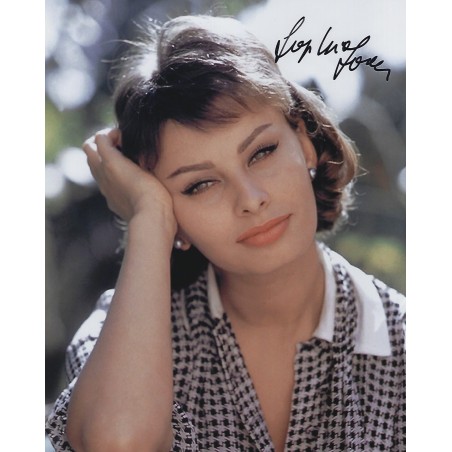 Sophia LOREN autograph