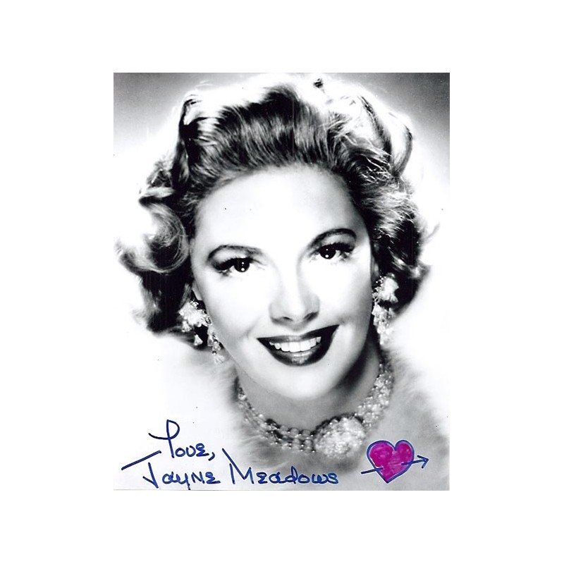 Jayne MEADOWS Autograph