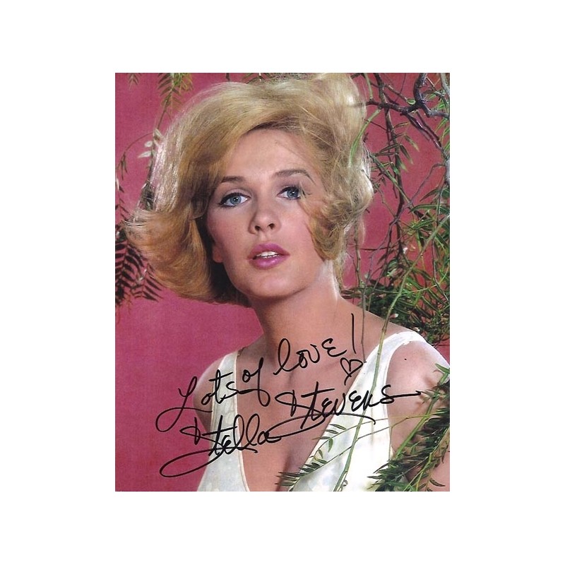 Stella STEVENS Autograph